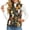 Cat, variant on Dragonfly Pattern Zipper Up Quilted jacket vest for Women, Polyester Women's Quilted Vest Lightweight Womens Quilted Vests for Winter Running