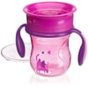 Chicco 360 Spoutless Trainer Sippy Cup 6M+, 7oz Pink 1-Pack