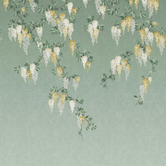 Advantage Wisteria Green Wall Mural