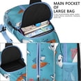 thumbnail image 4 of Crossbody Sling Backpack for Women Men Ocean Cute Shark Shoulder Sling Crossbody Casual Chest Bag for Travel Sports Running Hiking, 4 of 5