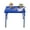 One table, variant on FlexWave Children's Edition Folding Table，Includes 1 Square Card Table，with Blue Padded Top ，for Home, Game Night, Picnic, or Party