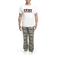 thumbnail image 5 of CafePress - I Love My Girlfriend Men's Light Pajamas - Men's Light Loose Fit Cotton Pajama Set, 5 of 7