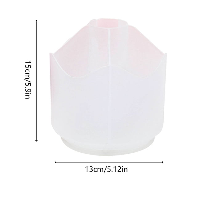 Table with Storage,Pencils for School Pencil Case on Rotating Table - 6 Compartment Pencil Case for School Office, Cosmetic Storage School Pencil Case,Cosmetic Storage Box