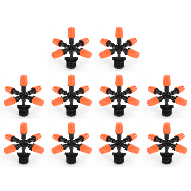 Boquilla Atomizadora Riego Por Microgoteo Rociador Control Cabezal Rociador Manguera Riego Automático para Plantas (1 Uds.)