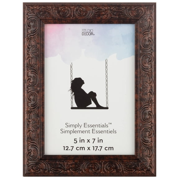 Studio Decor Simply Essentials Bronze Script Frame