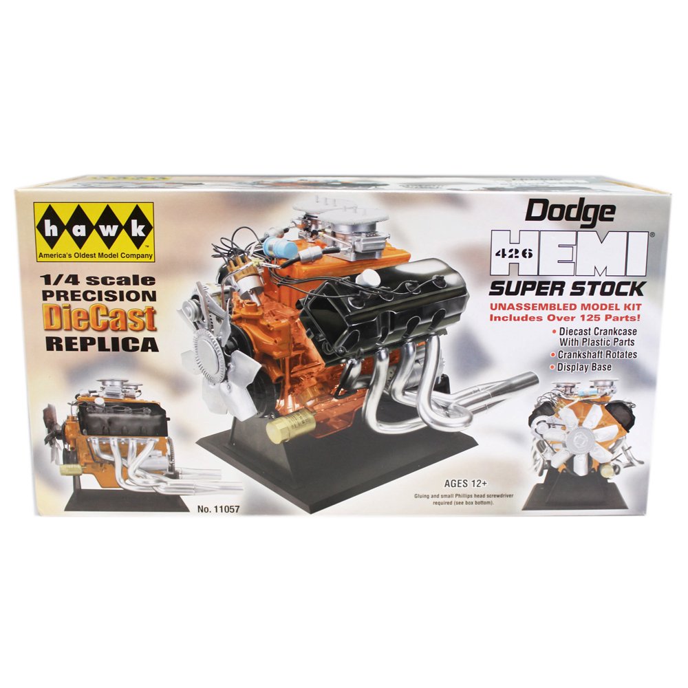 Hawk Precision Die Cast Dodge 426 Hemi Super Stock Scale Model Engine