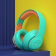 thumbnail image 1 of SUSUchens 1 Juego de Auriculares Inalámbricos Bluetooth 5.1, Graves Potentes, Diseño Ergonómico, Sonido Envolvente Estéreo, Color Distinguido, Plegable, 90 Grados, Almacenamiento,, 1 of 8
