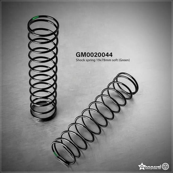 Gmade GMA0020044 19 x 78 mm Shock Spring, Soft Green