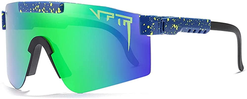 Frame Cycling Glasses UV400 Protective Sports Sunglasses for Men and Women P-V Sports Polarized Sunglasses 