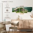 thumbnail image 4 of Elephant Stock Pisgah Forest Mountain Wall Art - Horizontal Multi Panel Canvas - Living Room Wall Decor - Nature Multi Panel - Teal And Green Decor - 29" x 12", 4 of 4