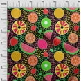 thumbnail image 3 of oneOone Cotton Poplin Magenta Fabric Tropical Fruit Fabric For Sewing Printed Craft Fabric By The Yard 42 Inch Wide, 3 of 6
