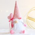 thumbnail image 2 of ZPAQI Valentines Day Gnome Plush Rose Flower Heart Scandinavian Tomte Elf Decorations, 2 of 21