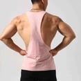 thumbnail image 3 of WIZUTIZ Cotton Stringer Tank Tops for Men Y-Back Workout Muscle Tee Solid Soft Loose Fit Classic Sleeveless Fitness Shirts, 3 of 4
