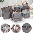thumbnail image 4 of Family School Picnic Fruit Food Fresh Thermal Cooler Lunch box Handbag Cooler Bag Insulated Lunch Bags 2, 4 of 8