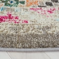 thumbnail image 3 of SAFAVIEH Madison Dayna Trellis Bordered Area Rug, Grey/Beige, 6'7" x 6'7" Round, 3 of 8