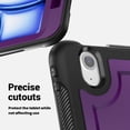 thumbnail image 4 of XYX Case for iPad Air 11 Inch M3 2025/M2 2024 (7th/6th Gen) with Rotating Stand, Shoulder Strap, 2in1 Shockproof Cover, Purple, 4 of 7
