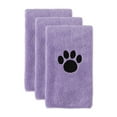 thumbnail image 2 of Bone Dry Pet Grooming Towel, Absorbent Microfiber Drying Set, 15x30", Lavender, 3 Count, 2 of 5