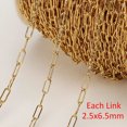 thumbnail image 1 of 2-Meter No Fade Stainless Steel Chains for Jewelry Making, 1 of 42