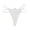 White, variant on Women’s Love Ring Buckle Seamless Thong Underwear Double Strap Ice Silk Panties Low Rise Breathable Stretchy No Show Multipack S-XXL, White,L