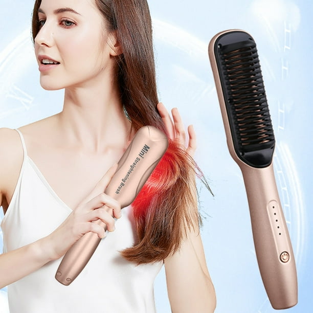 Therma Luxe Cepillo Alisador Para El Pelo Fiudx Cepillo Alisador