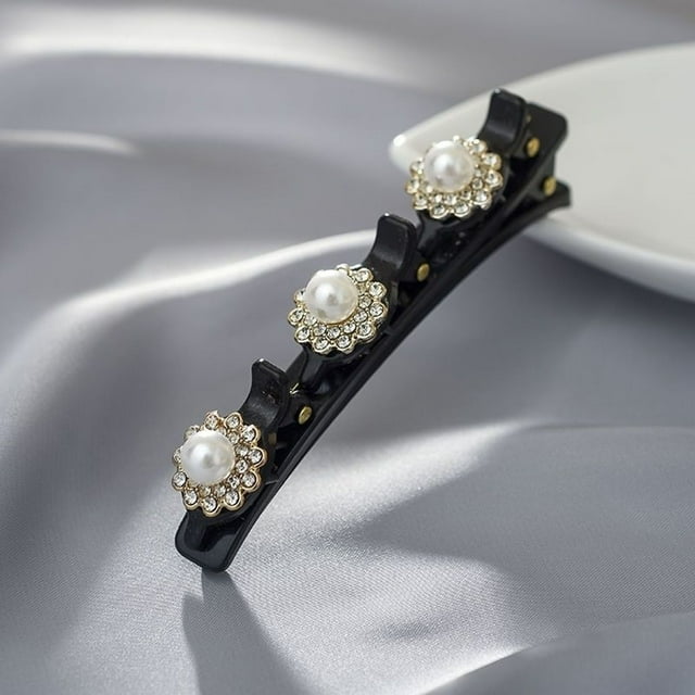 Xihbxyly Juego de Pinzas para El Cabello, Horquilla con Diamantes de Imitación, Pinza Acrílica para El Cabello, Elegante Accesorio para El Cabello, Ideal para Fiestas, Bodas y Bailes, Regalo para Muj