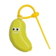 thumbnail image 1 of 1/2 Pcs Banana Toothbrush Cover with Toothpaste Dispenser Dust-Proof Compact Design Portable Toothbrush Head Holder, 1 of 8