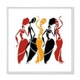 thumbnail image 1 of Designart Beautiful Dancers Afro American Silhouettes FLOAT FRAME WALL ART, 1 of 4
