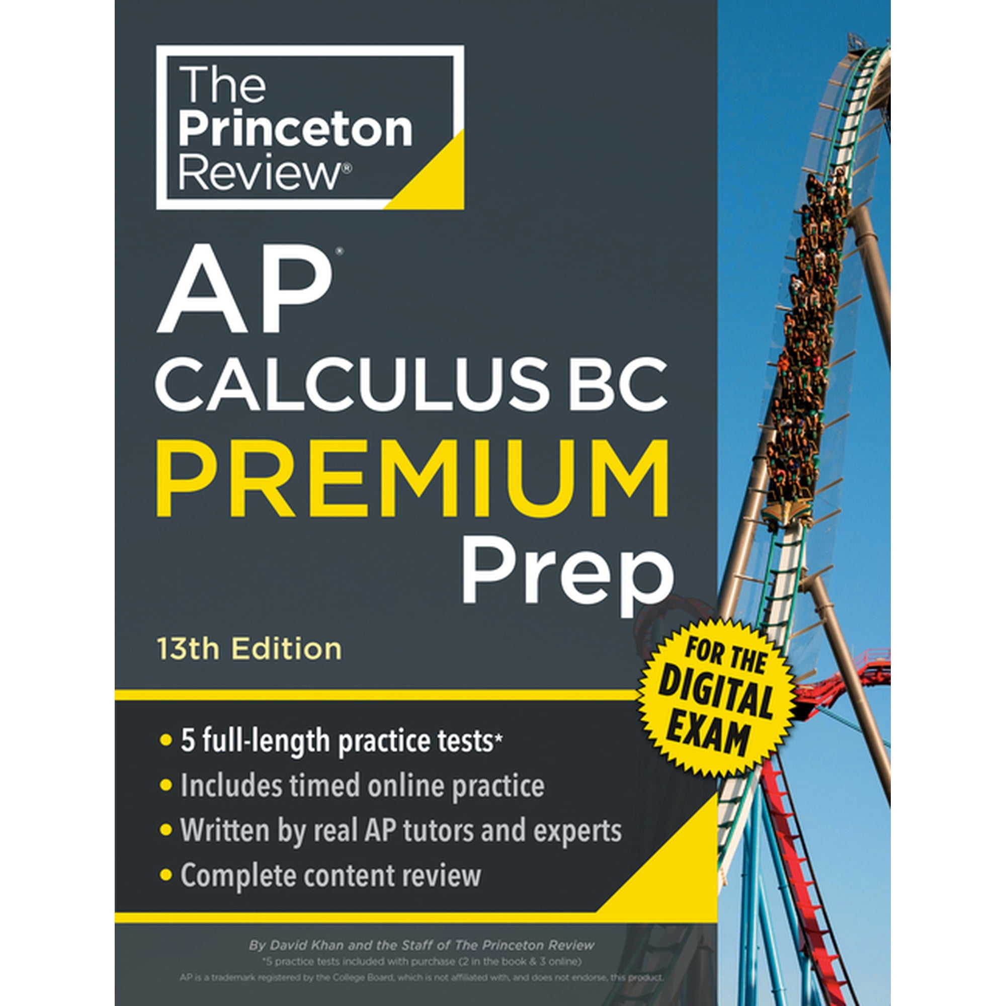College Test Preparation Princeton Review AP Calculus BC Premium Prep, 13th Edition: 5 Practice Tests + Digital Practice Online + Content Review, (Paperback)