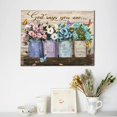 thumbnail image 7 of Christian Flower Wall Art Farmhouse Flowers Pictures Wall Decor Scripture Bible Verses Canvas Artwork Painting God Says You Are Framed Poster Print for Home Living room Bedroom Bathroom Office 12"X16", 7 of 7