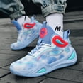 thumbnail image 4 of Womens Basketball Shoes Breathable Lightweight Fashion Athletic Sneakers Unisex Non Slip Outdoor Sport Volleyball Shoe, 4 of 6