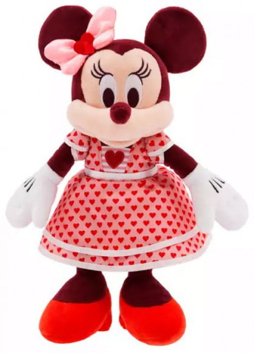 Disney 2025 Valentine's Day Minnie Mouse Plush (Chocolate Corduroy