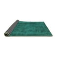 thumbnail image 2 of Ahgly Company Indoor Rectangle Abstract Turquoise Blue Modern Area Rugs, 8' x 12', 2 of 4