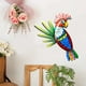 thumbnail image 1 of Decoración de pared Soledad Metal 3 Esculturas de loros coloridos, 1 of 7