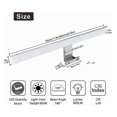 thumbnail image 2 of Innovative Bathroom Vanity Light, 5 Cct Adjustable For Versatile Lighting Options, Ip44 Waterproof Ensures Safety In Humid Conditions (300Mm), 2 of 5