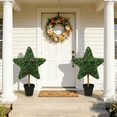 thumbnail image 5 of HIELLFQ Artificial Star-Shaped Topiary Tree UV-Resistant Faux Boxwood Topiary Plant for Porch Decor, 5 of 6