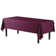 thumbnail image 2 of Exquisite Plum Plastic Tablecloth Cover - 54" x 108" - Heavy Duty - Disposable - Single Count, 2 of 6