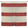 thumbnail image 2 of Green Burgundy Pink Beige Room Decor Satin Sheer Window Curtain Drapes 60x90" (2, Burgundy Curtain), 2 of 2