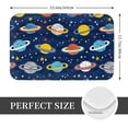 thumbnail image 2 of Gukieu Planets and Stars Print Dust-proof Floor Mats, Water-absorbent and Non-slip Flannel Door Mats 16x24in, Home Decoration Suitable for Kitchen, Bathroom, Garage, 2 of 7