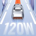 thumbnail image 3 of Phone Charging Cable,Zinc Alloy 6A Fast Fast Charging Cord Silicone Charging Cable Meticulously Designed, 3 of 13