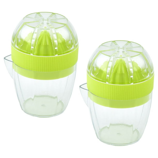 unbranded 2Ud Exprimidor Manual De Cítricos Verde Plástico Con Ergonómico Para Cocina