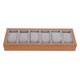 thumbnail image 5 of Bandeja organizadora de relojes de madera, vitrina, expositor, caja de almacenamiento para pulseras y brazaletes, 5 of 7