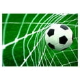 thumbnail image 3 of Tiptophomedecor Football Wallpaper Wall Mural - Ball In Goal, 3 of 4