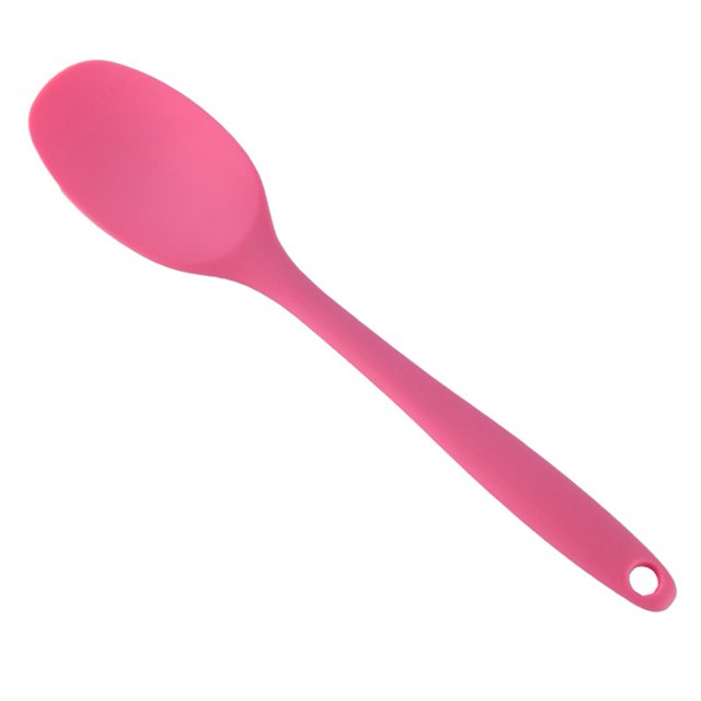 ENJOYW Silicone Long Handle Spatula Non-stick Scraper Spoon Kitchen Cooking Utensil Silicone Spoon