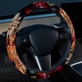 thumbnail image 2 of Shivering 14.5 Inch Printing PVC Leather Steering Wheel Cover Auto Accessories, 2 of 6