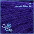 thumbnail image 2 of OMEGACRYL [40grs] by Omega - 3 - Thread Yarn ideal for embroidery, knitting and crafts - Color 14 - Deep Purple 18, 2 of 4