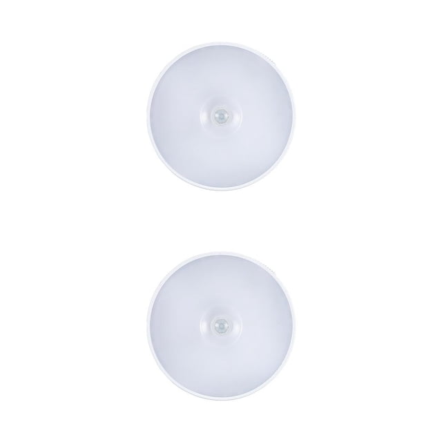 Sensor de luces nocturnas LED Cateissary Con Carga de pared y interruptor Blanco 2Conjunto