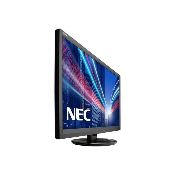 NEC AccuSync AS242W-BK - Moniteur LED - 24" (23,6" Visible) - 1920 x 1080 Full HD (1080p) - TN - 250 Cd/M - 1000:1 - 5 ms - DVI-D, VGA - Noir