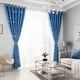 thumbnail image 4 of Cortinas para el hogar, cortinas para puertas, hermosas cortinas terminadas con sombreado de luna y estrella para dormitorio, sala de estar y estudio, 4 of 5