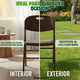 thumbnail image 5 of Silla Café Tipo Rattan Plegable Inmatmex 10pz Ideal Para Eventos, 5 of 10