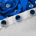 thumbnail image 4 of Feelyou Anniversary Rose Black Out Curtains, Fashion Princess Diamond Curtains Pack of 2 (42x63 Each), Romantic Flower Blue Bedroom Curtains, Black Out Curtains Decor, 4 of 6